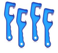 Beaupretty Ouvre-couvercle en Plastique Bleu 4 Pcs pour Seaux et Pots de Peinture, Clé à Molette Antidérapante, Outil Industriel de Manutention pour Atelier et Garage