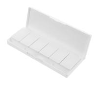 Beaupretty Palette De Fards à Paupières 6 Compartiments Détachables en Plastique Palette De Maquillage Rechargeable Portable Gel à Ongles Peinture Organiseur De Voyage Pratique
