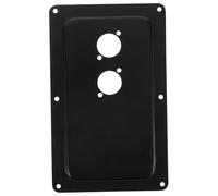 Beaupretty Panneau Arrière Métallique pour Enceinte 15 Pouces, Plaque de Connexion Bornier pour Câblage Fiable, Adapté aux Systèmes de Sonorisation de Scène et Usage Domestique, Accessoire