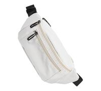 Beaupretty Paquet Banane Unisexe Grosse Taille en Tissu Résistant Couleur Beige Clair Ajustable Léger et Compact pour Course à Pied Sport et Voyage Fermeture Éclair Étanche Protège