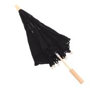 Beaupretty Parasol Dentelle Blanche pour Parapluie Brodé et Portable Accessoire Photo Romantique Vintage pour