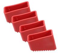Beaupretty Patins Antidérapants Facile à Fixer Lot de 4 en Caoutchouc Protection Solide Accessoires Indispensables pour Pieds D'échelle pour Échelle à Usage Domestique