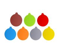 Beaupretty Patins en Silicone Antidérapants Multifonction 7 Pièces pour Ouvre-bouteille et Ouvre-bocal, Résistants à L'usure, Cuisine Fêtes