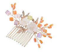 Beaupretty Peigne à Cheveux de Mariage Fait Main à Fleurs Délicates, Accessoire Léger pour Chignon, Épingle Latérale Décorative Compatible Coiffures de Mariée, Cérémonie et Fêtes Élégantes