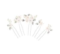 Beaupretty Peigne À Cheveux De Mariage Lot De 5 Fleur De Mariée Délicates Fourchettes À Cheveux En Cristal En Forme De U Pour Mariées