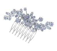 Beaupretty Peigne À Cheveux De Mariée Chic En Cristal Coiffe De Mariage Peigne De Mariée Barrette Accessoire De Demoiselle Dhonneur Coiffe Pour Femmes