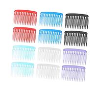 Beaupretty Peigne à Cheveux Latéral en Plastique 12Pcs Style Vintage Dents Torsadées Accessoire Élégant pour Décontractées