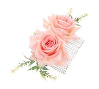 Beaupretty Peigne à Cheveux Métal Avec Dents Barrette Floral Pour Femme Clip Coiffure Côté Pour Mariage Événement Fête Fille Épingle Cheveux Quotidien