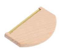 Beaupretty Peigne Anti-bouloches en Bois Lames en Cuivre Doré, Rasoir Manuel Léger pour Manteaux en Laine, Pulls et Vêtements, Outil Portable pour Éliminer Peluches et Bouloches, Usage
