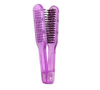 Beaupretty Peigne Brosse Lissante Chauffante Résistance Haute Température Poils Sanglier Accessoire Coiffure Ergonomique Pour Cheveux Longs Courts Raides ou Bouclés