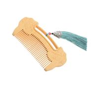 Beaupretty Peigne De Avec Design De Verrou Ruyi Peigne à Dents Fines Pour Soins Capillaires Barbe Élégant