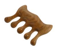 Beaupretty Peigne de Massage Naturel en Matériau Synthétique, Multi-usage Coins Arrondis, Surface Lisse et Polie pour Améliorer la Circulation Sanguine et Relaxer le Cuir Chevelu