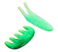 Beaupretty Peigne de Massage Y Outil de Grattage du Cuir Fourchette à Gratter Résine Confortable Anti-Stress pour Diminuer la Fatigue Masseur Multifonctionnel pour Adultes