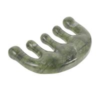 Beaupretty Peigne Jade Massant pour Outil de Gua Sha Élégant Convient à Tous Types de Cheveux Pour Détangling et Massage Relaxant