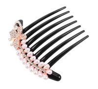 Beaupretty peigne pince à cheveux décorative griffes de cheveux de demoiselle d'honneur fourchette à cheveux de style chinois Clip de à cheveux Acrylique Black