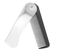 Beaupretty Peigne Pliable Portable En Acier Inoxydable Petit Format Peigne à Cheveux De Coiffure Mixte Usage Voyage Démêlage Rapide