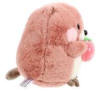 Beaupretty Peluche Marmotte Adorable Rose Peluche Doux pour Garçon Fille Coussin Décoratif et Apaisant