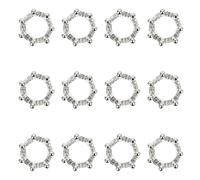 Beaupretty Pendentifs De Couronne Pour Diy 50pcs Accessoires De Bijoux En Alliage Couleur Argentée Mini Couronnes Légères Pour Colliers Et Bracelets Fournitures Artisanales