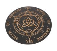 Beaupretty Pendule Divinatoire Planche De Radiesthésie Tableau De Divination Outil De Pendule Accessoires Wiccan Tableau Spirituel Planche De Sacrifice