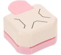 Beaupretty Perforatrice D'angle pour Papier Scrapbooking, Coupe-coin Rond et Angle Droit, Outil Artisanal DIY Portable, 1 Pièce Rose, pour Créations Manuelles et Albums Souvenirs