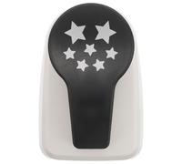 Beaupretty Perforatrice Étoile Manuelle pour Loisirs Créatifs, Mini Poinçon à Papier Carré 20 Mm, Outil de Gaufrage en Plastique Compact pour Scrapbooking, Créations Artistiques et Usage