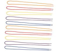 Beaupretty Perles à Enfiler 3 Ans, Lacets Perles en Polyester, 50 Pièces, Jouets D'entraînement pour Nouer Ses Lacets, Jeu Éducatif pour Garçon et Filles