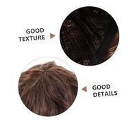 Beaupretty Perruque Courte Brune Pour Homme Perruque Synthétique Au Look Naturel Coiffage Rapide Et Confort Léger Pour Usage Quotidien Ou Événements Spéciaux