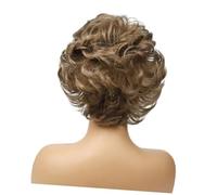 Beaupretty Perruque Courte Femme Blonde Bouclée Coiffure Pour Soirée Et Déguisement