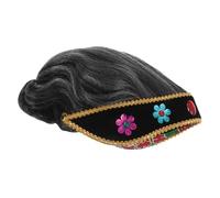 Beaupretty Perruque Déguisement Dame Pour Garçon Fille Cheveux Costume Théâtre Scolaire Halloween Fêtes à Thème