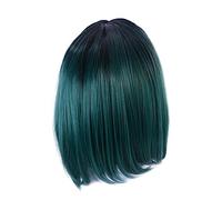 Beaupretty Perruque Femme Dégradée Bob Court Synthétique Coiffure Cosplay Élégante Pour Fête Halloween Et Utilisation Quotidienne Confortable Et Respirante