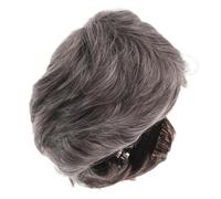 Beaupretty Perruque Grise Pour Homme Postiche Cosplay Synthétique Résistante Chaleur Perruque Courte Naturelle Pour Déguisement Et Soirée