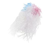 Beaupretty Perruque Longue Bouclée Blanche Pour Hommes Costume Rocker Punk Pour Cosplay Fête Thématique Et Halloween Cheveux Synthétiques Réalistes Et Confortables
