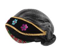 Beaupretty Perruques De Théâtre Pour Enfants Chapeau Urahara Perruques Grand- Pour Femmes Lunettes De Vieille Dame Avec Chaine Chapeau Casse-noisette Perruques Âgées Fil Haute Température