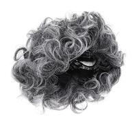 Beaupretty Perücke Courte Femme Bouclée Synthétique pour Cosplay Accessoire de Costume de Dame pour Fêtes et Événements Spéciaux Gris
