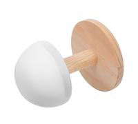 Beaupretty Petite Planche à Repasser en Bois avec Base Ronde, Tabouret Compact pour Repassage des Vêtements et Soutiens-gorge les Petits Espaces