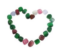 Beaupretty Pierre de Cristal Naturel Galets Polies Irreguliers pour et Décoration des Chakras Purification Aquarium Vases Multi Couleurs