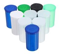 Beaupretty Pilulier Étanche 10 Pièces Plastique Transparent Couvercle à Clapet Pour Cyclisme Camping Et Randonnée Portable