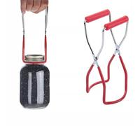 Beaupretty Pince à Bocaux en Acier Inoxydable Prise Antidérapante, Utilisation Main, Outil Pratique Cuisine et Bar, Forme Élégante et Levage Sécurisé Couleur Aléatoire