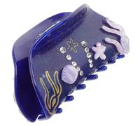 Beaupretty Pince à Cheveux Longs Mer Agrafe Coquillage Océan Vague Rose Policier Sirène Plage Style Barrettes Griffes De Cheveux Pour Mâchoire Petits Clips Acrylique