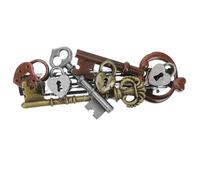 Beaupretty Pince à Cheveux Steampunk Rétro En Métal Brossé Clip Facile à Ouvrir, Design Cœur Et Clé, Accessoire Pour Cheveux Gothique, Pour Fêtes Et Cosplay