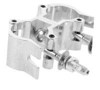 Beaupretty Pince de Lumière Aluminium pour Truss Crochet pour Montage Déclairage de Scène Tube Argenté Fixation Robuste pour Supports Métalliques