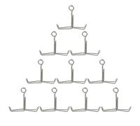 Beaupretty Pince de Serrage à Ressort Réglable pour Tube de Laboratoire, Lot de 10 Pièces, Clip D'arrêt D'eau en Caoutchouc pour Contrôle du Débit, Accessoire Essentiel pour Usage