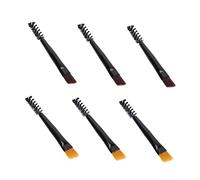 Beaupretty Pinceau à Sourcils Double Tête 6 Pièces Mini Portable Outil De Maquillage Peigne à Sourcils Couleur Brun Clair Et Brun Toilettage Quotidien