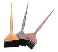 Beaupretty Pinceaux de Coloration Capillaire 3 Pièces Peigne à Mèches, Poils Doux Résistants pour Salon et Usage Professionnel, Accessoires Coiffure Précis pour Application de Teinture, Kit