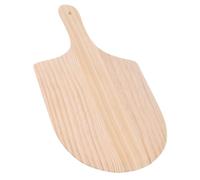Beaupretty Planche à Pizza en Bois Beige Facile à Laver Déplacer avec Poignée, Plateau Polyvalent pour Servir Pizza la Maison
