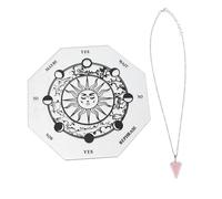 Beaupretty Planche Acrylique Gravée avec Motif pour Décoration Bureau et Intérieur Maison Plateau Divination Créatif Antidérapant Accessoire Oracle Élégant pour Noël Maman
