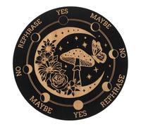 Beaupretty Planche de Divination Spirituelle Bois Polie Outil Radiesthésie pour Messages Métaphysiques Décoration Tarot Élégante Cadeau Calme pour Amateurs