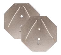 Beaupretty Plaque Chauffante en Mica 220v pour Gaufrier à Œufs, Panneau de Conduction Thermique Solide, Accessoire de Réparation Professionnel, Usage Commercial et Cuisson Uniforme