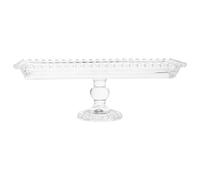 Beaupretty Plateau de Fruits en Verre Cristal Moderne Base Haute, Plateau de Collation Élégant pour Organiser Fruits et Snacks, pour Buffet et Pendaison de Crémaillère