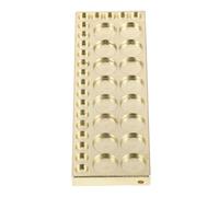 Beaupretty Plateau de Rangement pour Mouvement Horloger Porte-Outils à Compartiments pour Petites Vis Montre Organisateur de Réparation